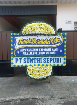 Papan Bunga Duka di Tegalbuleud